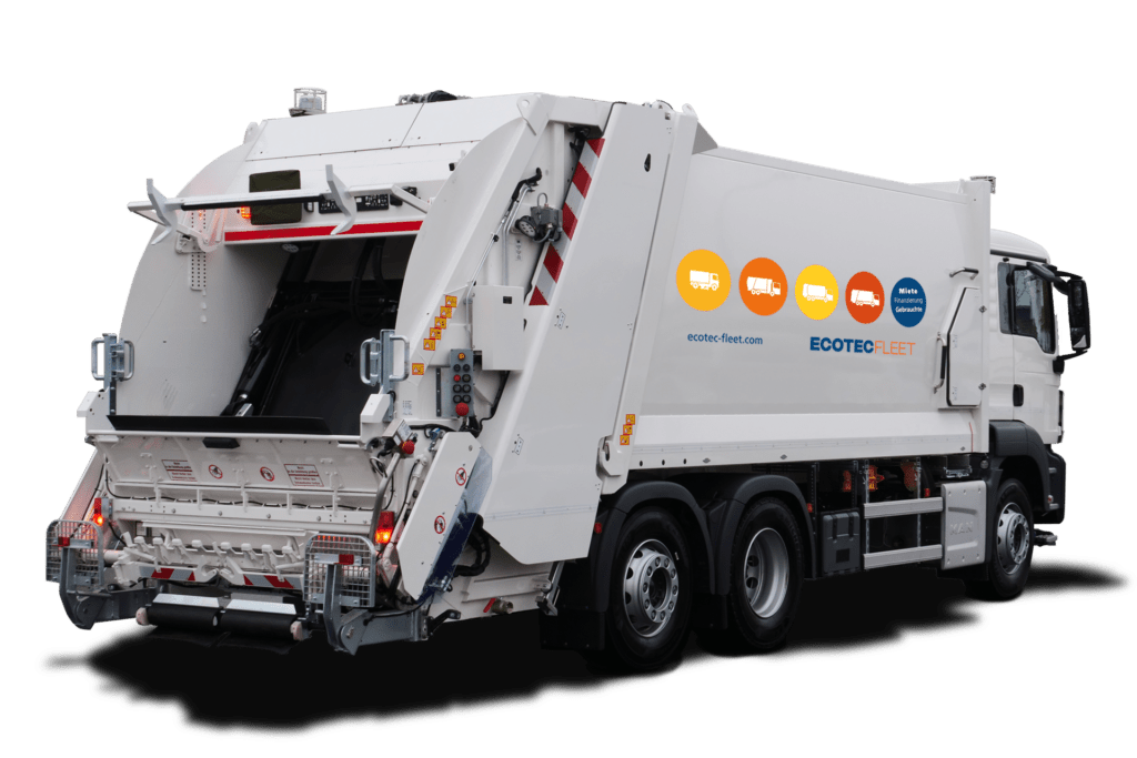 FAUN Zoeller Miete Müllfahrzeug Fuhrpark Fronlader Kehrmaschine Kommunalfahrzeuge